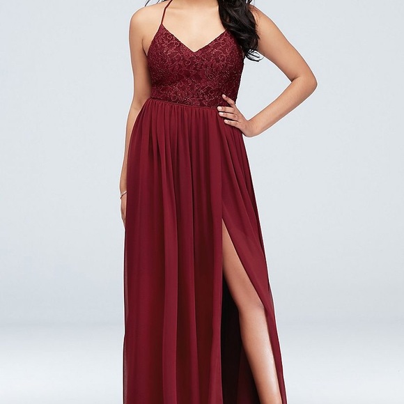 David's Bridal Dresses & Skirts - Bridesmaid/Prom Dress Maroon